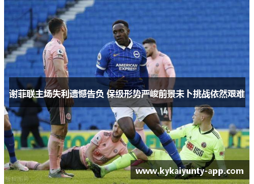 谢菲联主场失利遗憾告负 保级形势严峻前景未卜挑战依然艰难